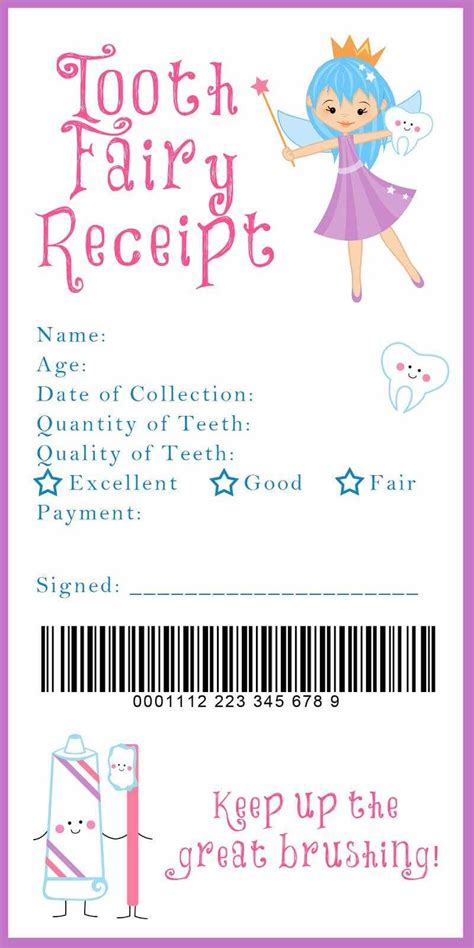 Custom Tooth Fairy Templates