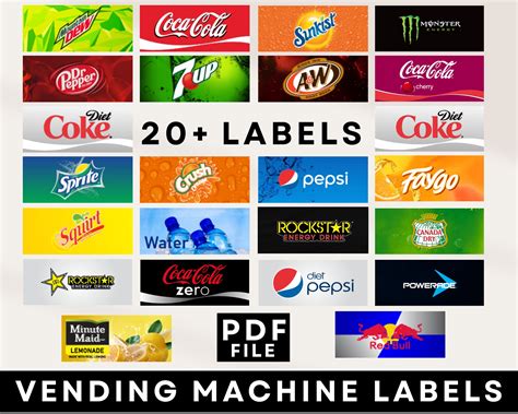 Custom Vending Machine Labels