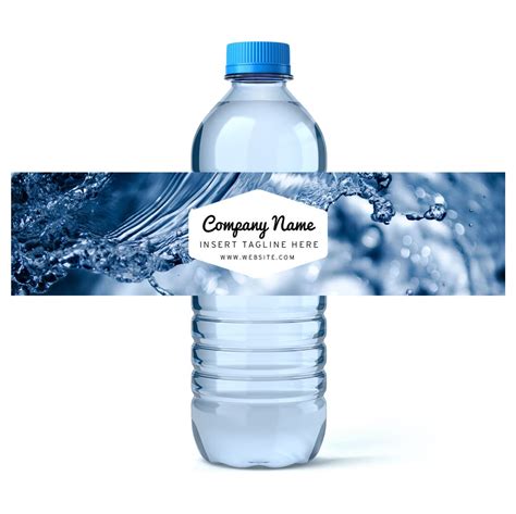 Custom water bottle labels