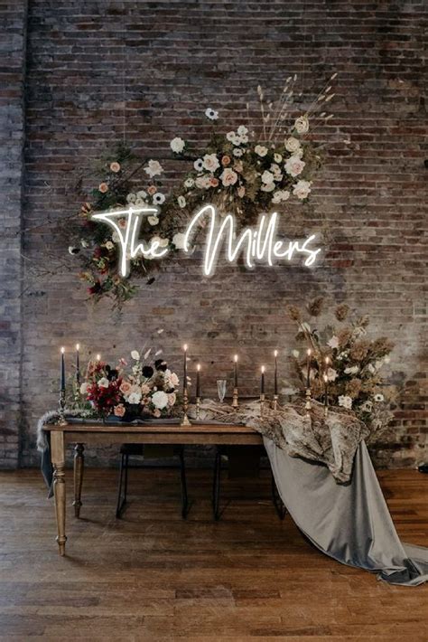 Custom wedding decor