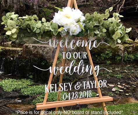 Custom wedding signs