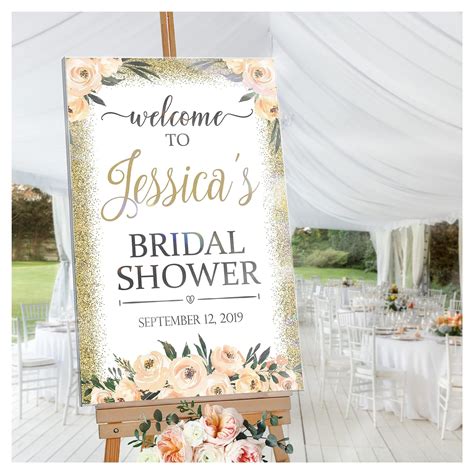 Customizable Bridal Shower Posters