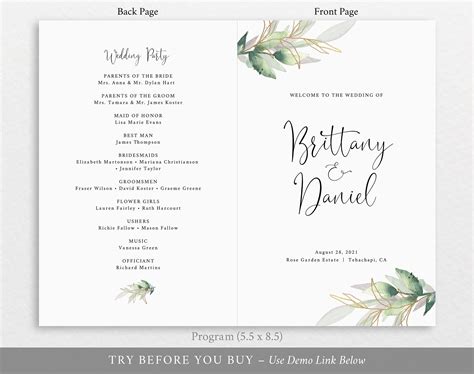 Customizable Catholic Wedding Templates