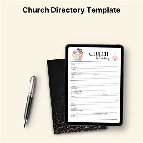 Customizable Church Directory