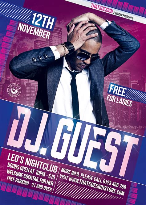 Customizable DJ Flyer Templates