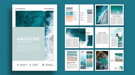 Customizable Magazine Template