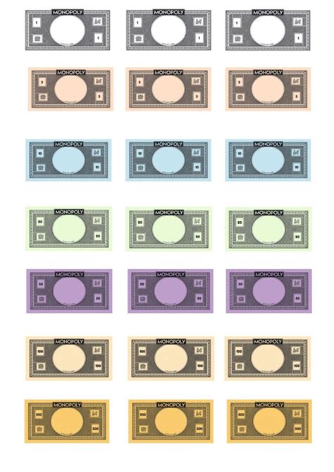 Customizable Monopoly Money