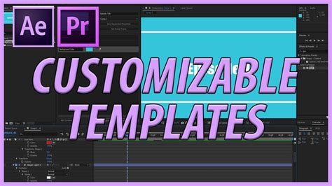 Customizable Motion Graphics Templates