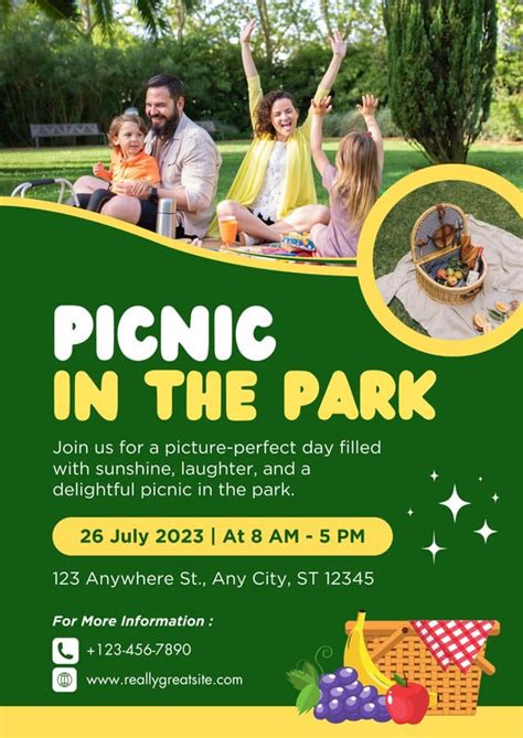 Customizable Picnic Flyer