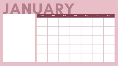 Customizable Schedule Template