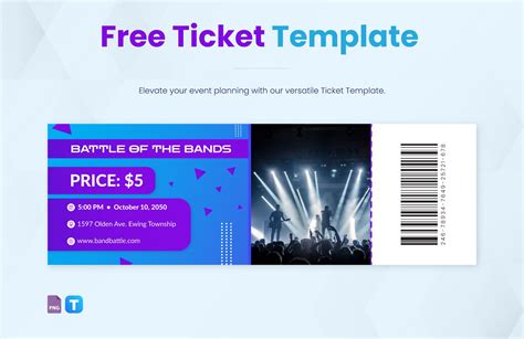 Customizable ticket templates