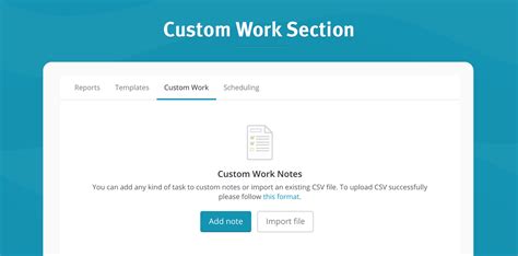 Customizing Work Note Templates for Medical Specialties