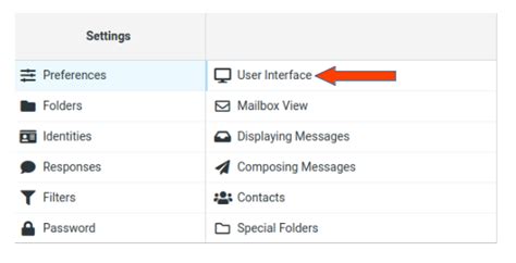 Customizing Ari Mail Interface