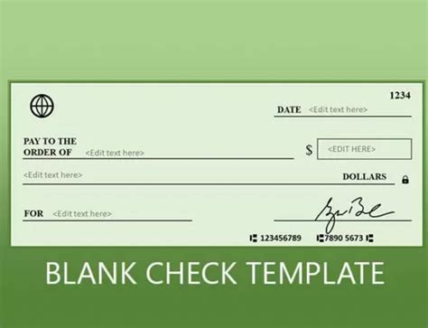 Customizing Blank Check Templates Image