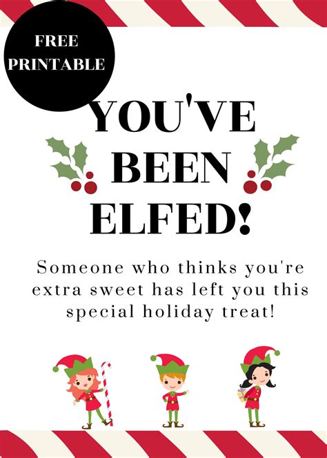 Customizing Elfed Free Printables