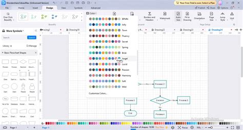 Customizing Flowchart