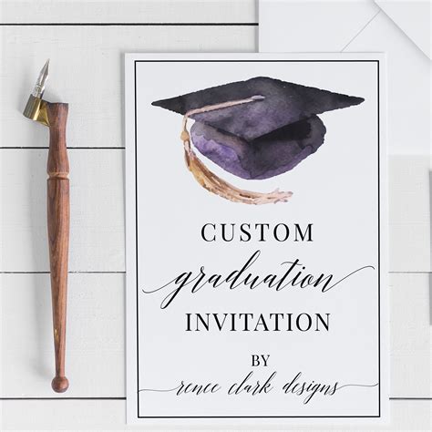 Customizing Graduation Invitation