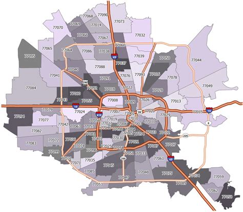 Customizing Houston Zip Code Map