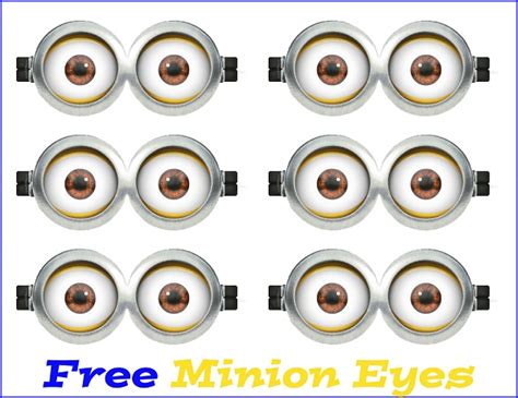 Customizing Minion Eyes Template