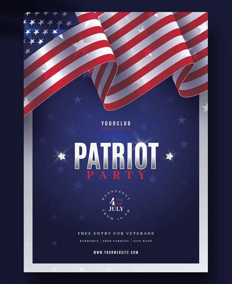 Customizing patriotic templates for personal use