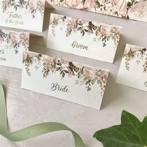 customizing place card template