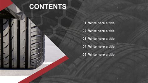 Customizing Your Tire Slideshow Template