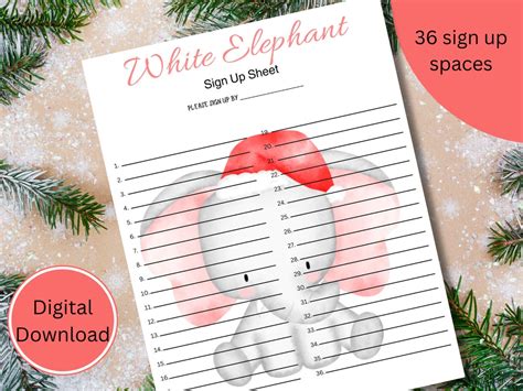 Customizing White Elephant Template