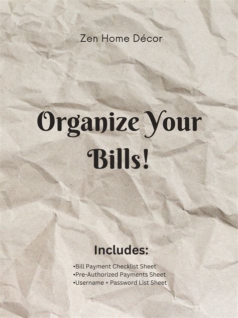 Customizing Your Bill Template