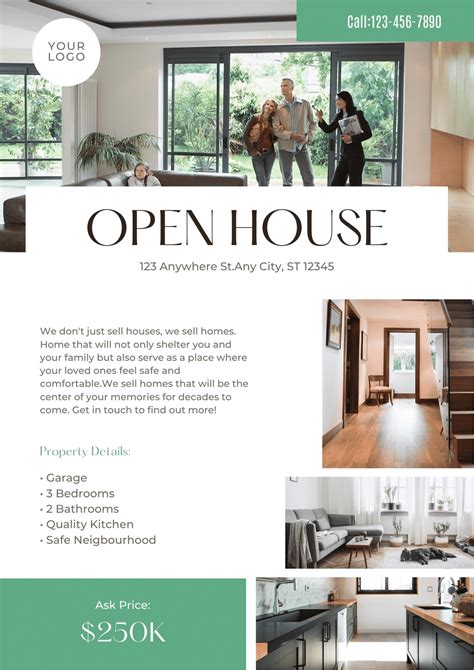 Customizing Your Open House Template