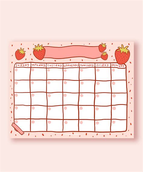 Cute Calendar Ideas Image