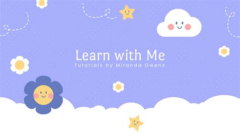 Cute YouTube banner templates