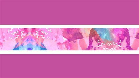 Cute YouTube banner template example 4