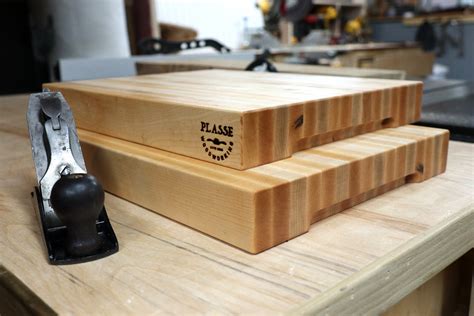 Different styles of cutting board handles