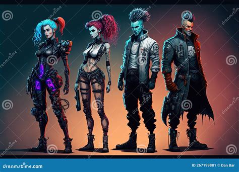 Cyberpunk Character ID Design