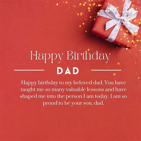 dad card messages image