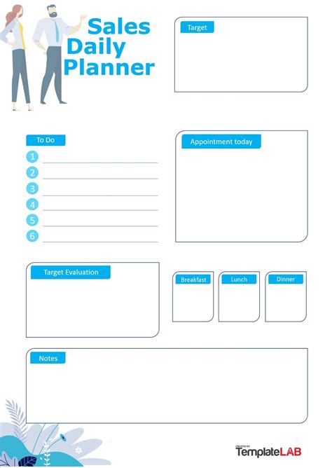 Daily Sales Planner Templates