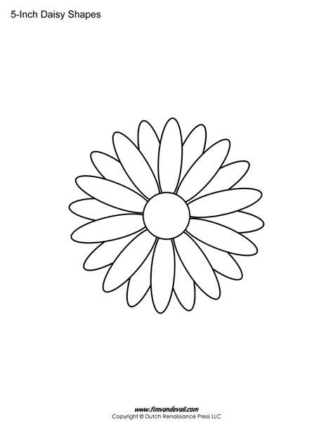 Daisy template creativity for making unique designs