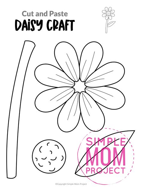 Daisy templates for crafting