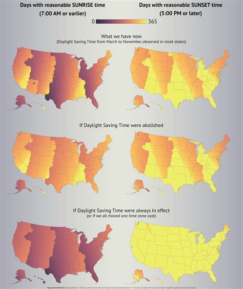 Daylight Saving Time Maps