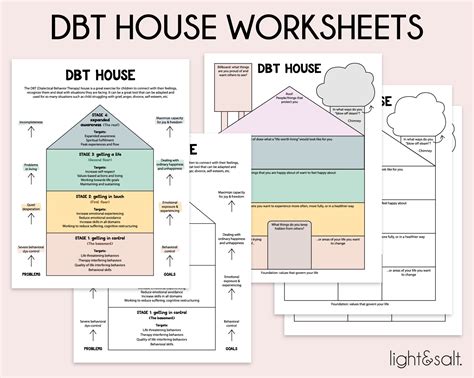 DBT House Worksheet Image 3