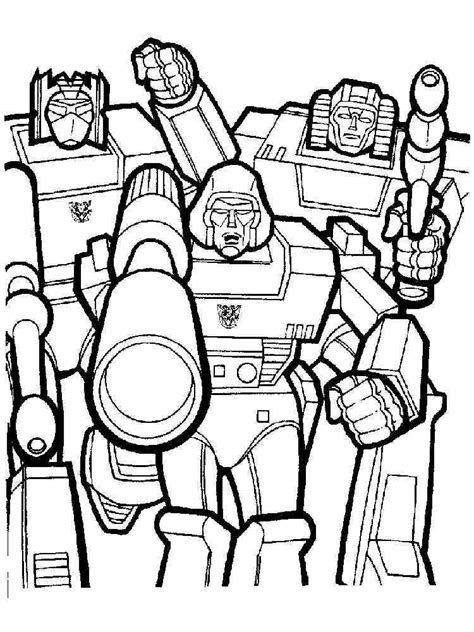 Decepticons team coloring page