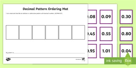 Decimal Patterns