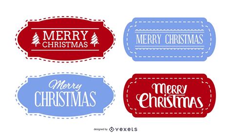 Description of Decorative Holiday Labels