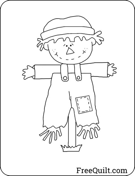 Decorative scarecrow template for adding personality to your space