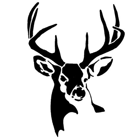 Deer Stencil Printable Design Templates