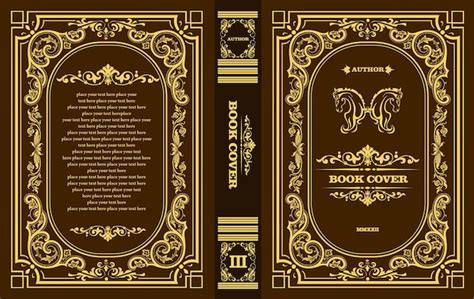 Design Elements of Old Book Cover Templates