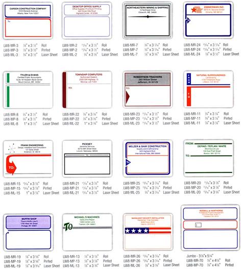 Design mail label template in Word