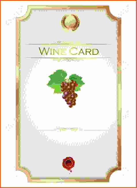 Designing blank wine labels