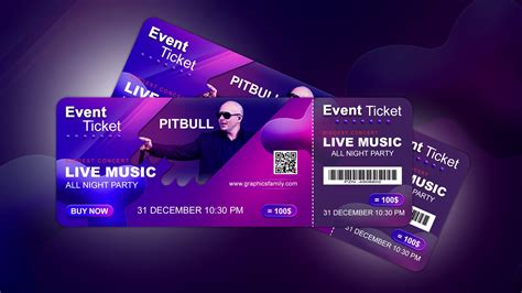 Designing a Concert Ticket Template