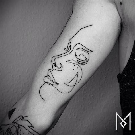 Designing line art tattoos example